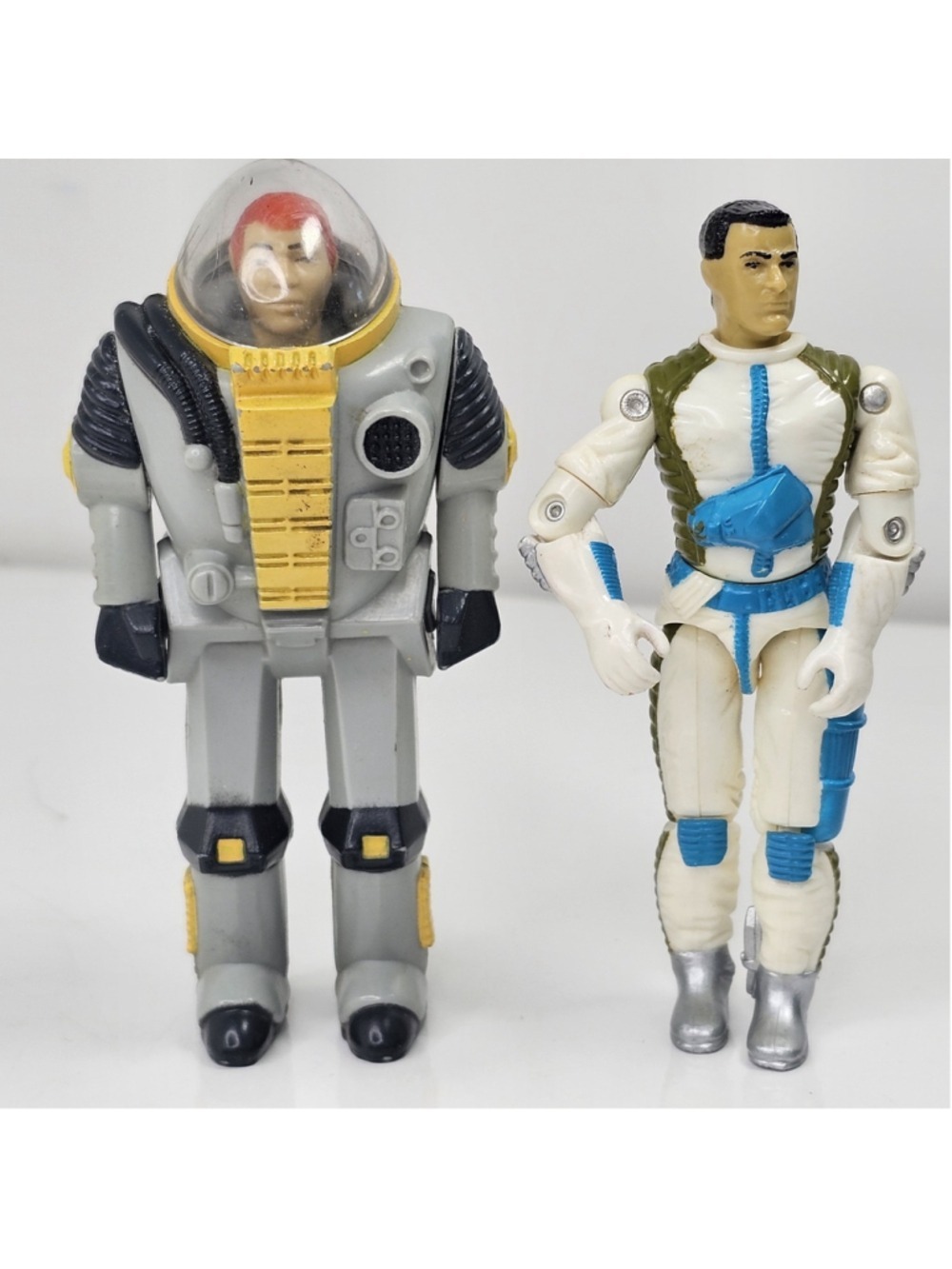 GI Joe 1984 Deep Six V1 Diver ARAH & 1989 Countdown V1 Astronaut Vintage Figures